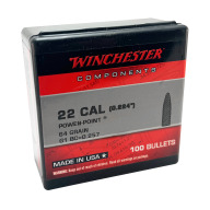Product Name: WINCHESTER BULLET 22c (.224) 64gr PWR PT 100/bx 10/cs