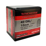 WINCHESTER BULLET 40c (.400) 180gr FMJ-TC 100/bx 10/cs
