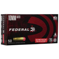 Product Name: FEDERAL AMMO 10MM AUTO 205gr TSJ SYNTECH RANGE 50/BX