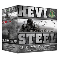 HEVI-SHOT 12ga HEVI STEEL 3" 1.25oz #BBB 25/bx 10/c