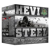 HEVI-SHOT 12ga HEVI STEEL 2.75" 1-1/8oz #3 25/b 10c