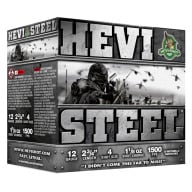 HEVI-SHOT 12ga HEVI STEEL 2.75" 1-1/8oz #4 25/b 10c