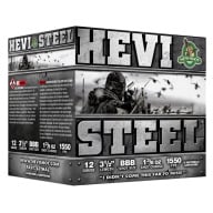 Product Name: HEVI-SHOT 12ga HEVI STEEL 3.5" 1-3/8oz #BBB 25b 10c