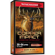 Product Name: WINCHESTER AMMO 30-06 SPRG 180gr COPPER IMPACT LF 20b 10c