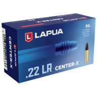 Product Name: LAPUA AMMO 22LR 40gr LRN CENTER-X 50/bx 100/cs