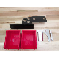 Product Name: InLine Fabrication Sidebin System for Hornady Single Stage Classic w/ Red Bins