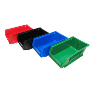 Product Name: InLine Fabrication Large Output Bin (7"Lx4"Wx3"T) Blue