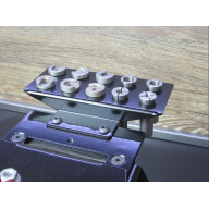 Product Name: InLine Fabrication Piggyback Shellholder Rack for Ultramount - Black Powder Coated