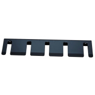 Product Name: InLine Fabrication Screwdriver & Cleaning Rod Rack - Black Powder Coated
