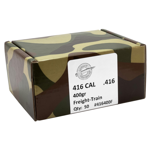 QUALITY CARTRIDGE 416c (.416) 400g BULLET F.TRAIN 50/bx