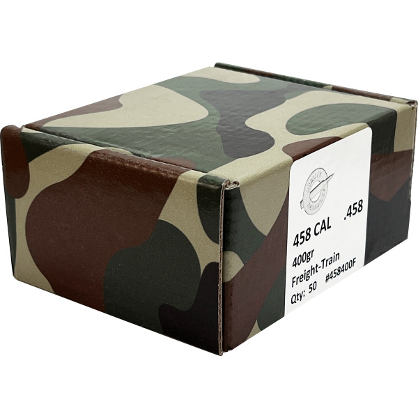 QUALITY CARTRIDGE 45c (.458) 400g BULLET F.TRAIN 50/bx