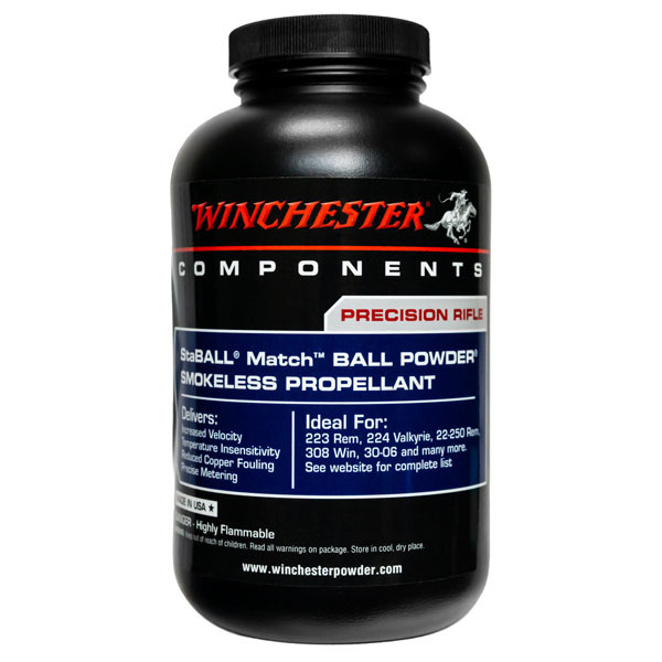 Winchester StaBALL Match Smokeless Powder 1 Pound
