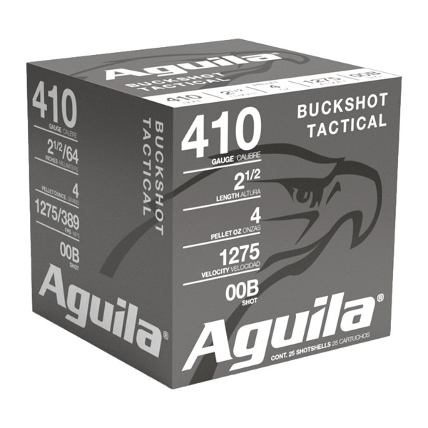 AGUILA 410br 00 BUCKSHOT 4 PELLET 2.75" 25/b 20/c