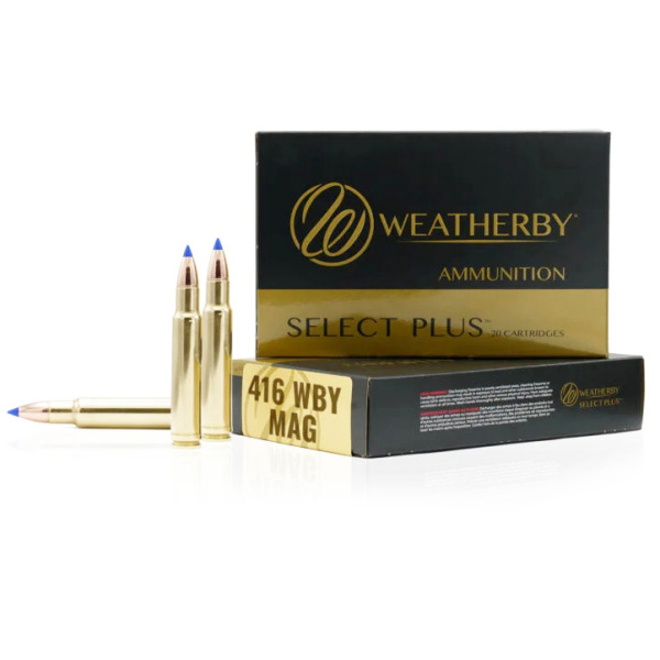 WEATHERBY AMMO 416 WEATHERBY 400gr DG EXP BONDED 20/bx 10/cs