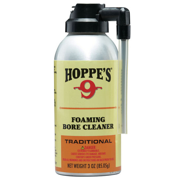 HOPPES #9 FOAMING BORE CLEANER 3oz BOTTLE 10/CS