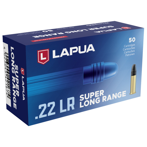 LAPUA AMMO 22LR 40gr LRN SUPER LR 50/bx 100/cs