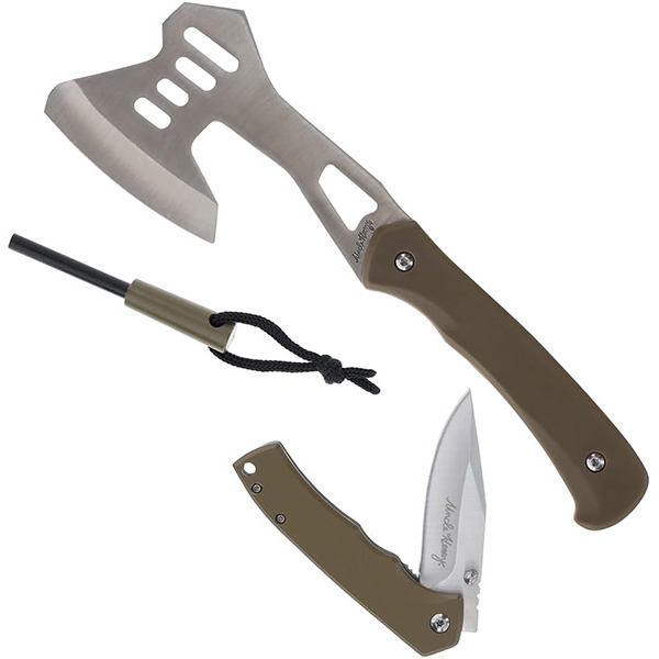 UNCLE HENRY AXE/FOLDER COMBO w/FIRE STARTER