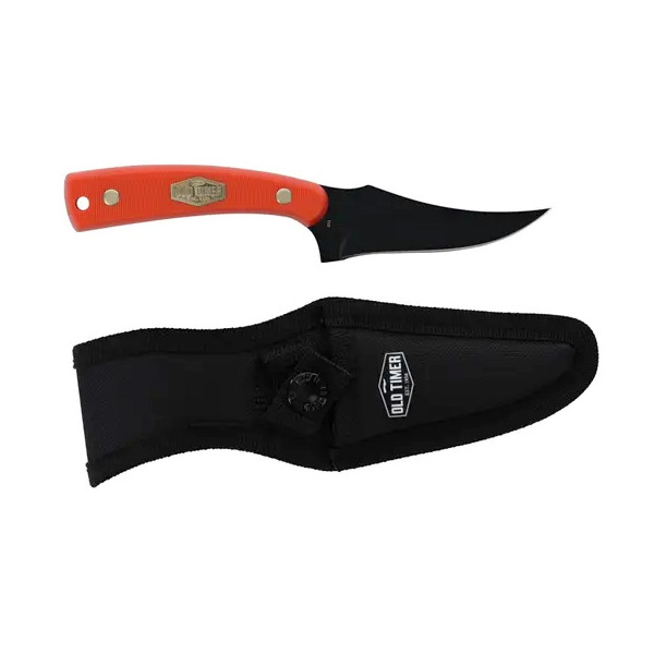 OLD TIMER ORANGE SHARP- FINGER 3.25"BLADEw/SHEATH