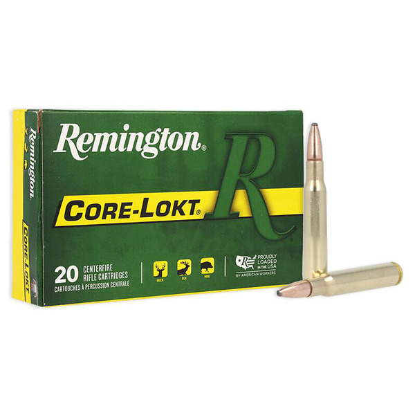 REMINGTON AMMO 30-06 SPRG 165gr CORE-LOKT PSP 20/bx 10/cs