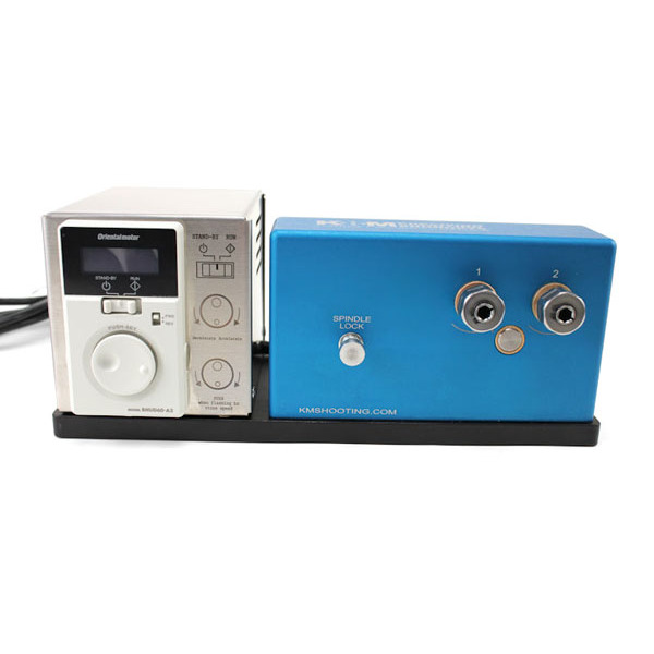 K&M BENCHTOP CASE PREP MACHINE : 2 SPINDLE