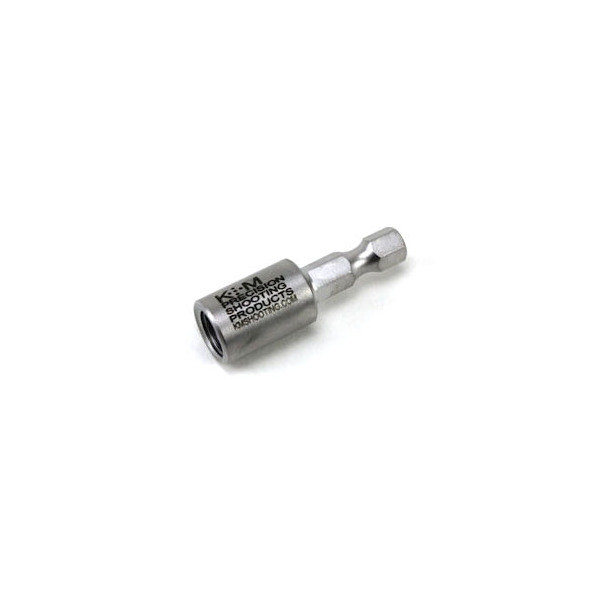 K&M 1/4" HEX DRIVE ADAPTER FOR 3/8-24