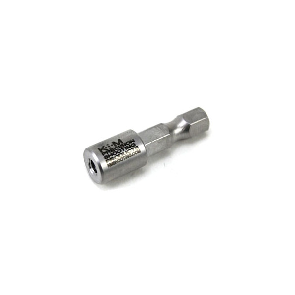 K&M 1/4" HEX DRIVE ADAPTER FOR 8-32