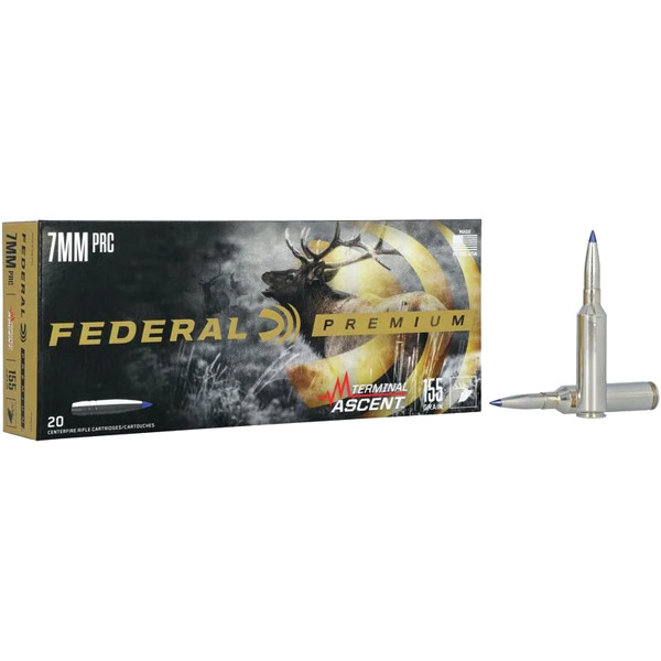 FEDERAL AMMO 7mm PRC 155gr TERMINAL ASCENT 20bx 10cs