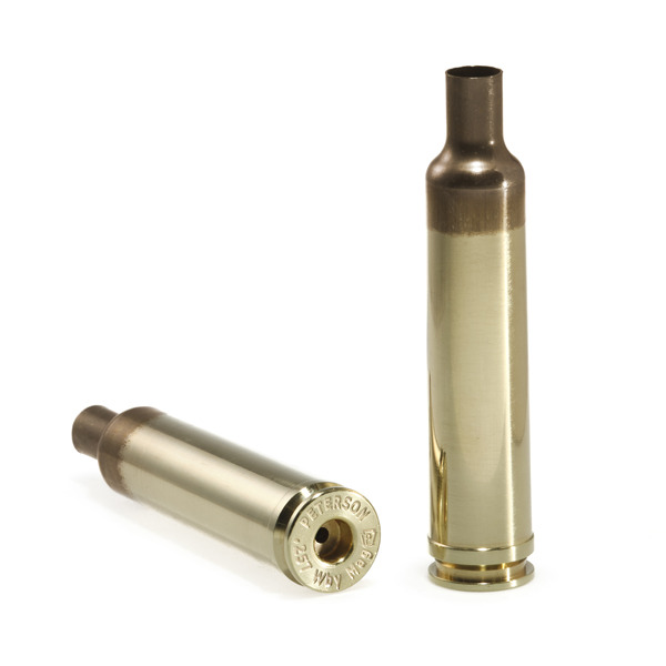 PETERSON BRASS 257 WEATHERBY UNPRIMED 250/bx