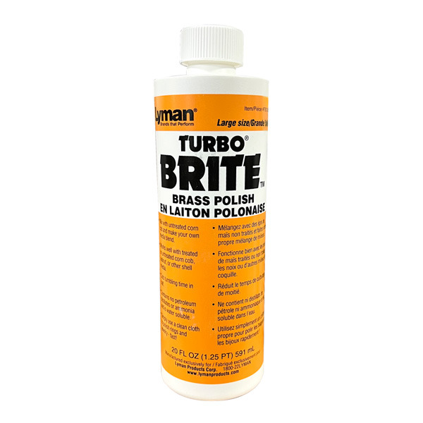 Lyman Turbo Brite Bass Polish Bottle 20 Ounce