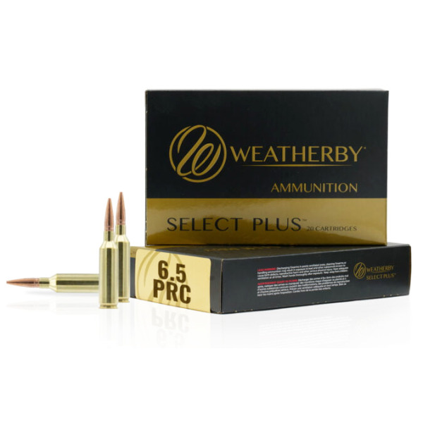 WEATHERBY AMMO 6.5 PRC 156gr ELITE HUNTER 20/bx 10/cs