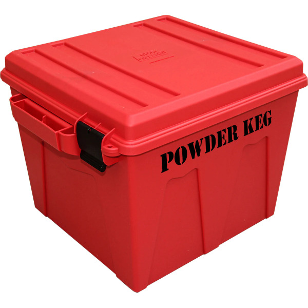 MTM RELOADING POWDER RED STORAGE CONTAINER 4/CS