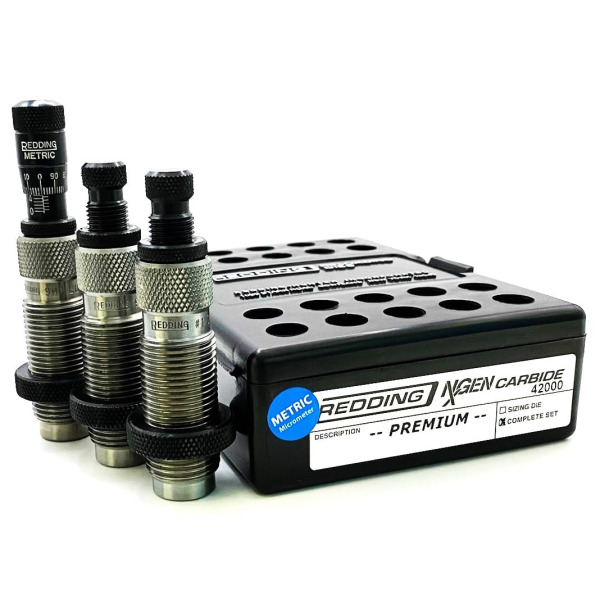 REDDING 38 SPEC MAGNUM HANDGUN DIE SET METRIC