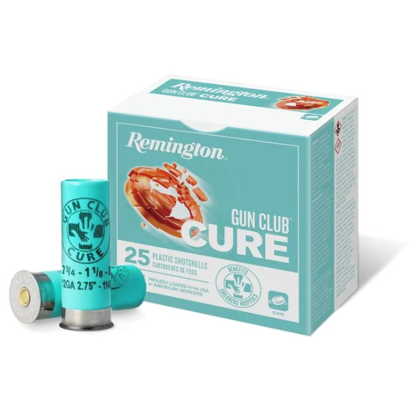 REMINGTON GUN CLUB CURE 12ga 1-1/8oz 1145fps #8 250/cs