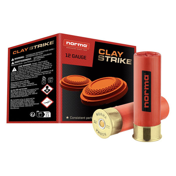 NORMA AMMO 12ga 2.75 #7.5 7/8oz CLAYSTRIKE 250/case