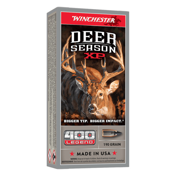 WINCHESTER AMMO 400 LEGEND DEER- SEASON 190gr EP 20/b 10/c