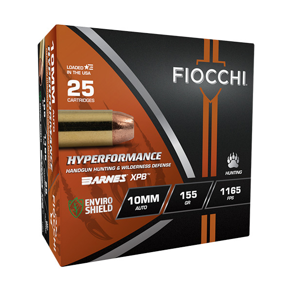 FIOCCHI AMMO 10mm 155gr BARNES XPB 25/bx 8/cs