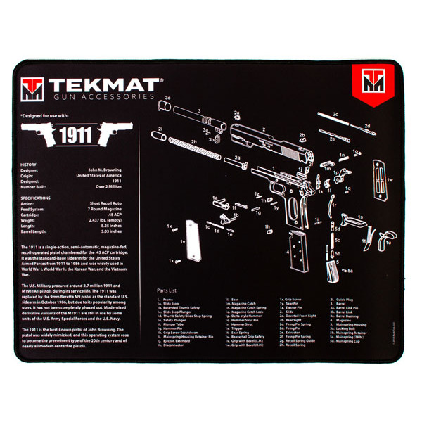 TEKMAT 1911 20"x 15" ULTRA HANDGUN