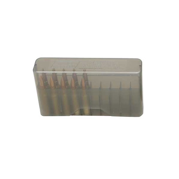 MTM RIFLE SLIP TOP 20rd X-SMALL/CLEAR-SMOKE 24/CS