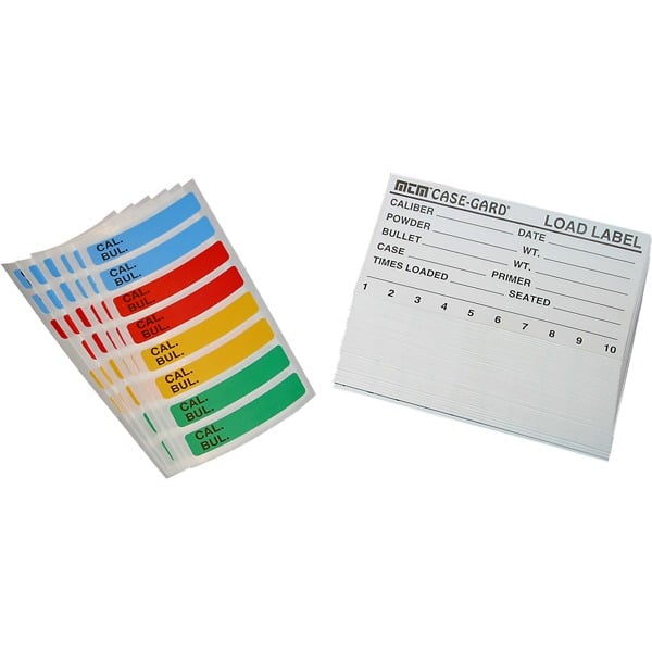 MTM Rifle/Pistol Reloading Labels 50-Pack