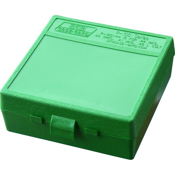 MTM PISTOL FLIP-TOP 100rd 44M-45COLT/GREEN 24/CS
