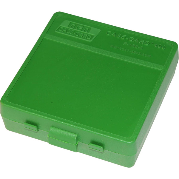 MTM PISTOL FLIP-TOP 100rd 9MM/380ACP GREEN 24/CS