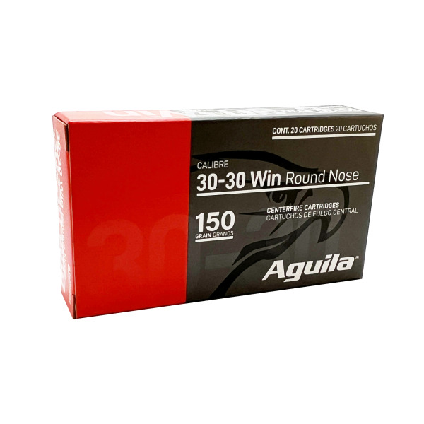 AGUILA AMMO 30-30 WINCHESTER 150gr HORNADY IL 20/bx 10/cs
