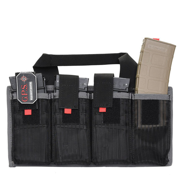 GPS AR MAGAZINE TOTE HOLDS 8 MAGAZINES BLACK