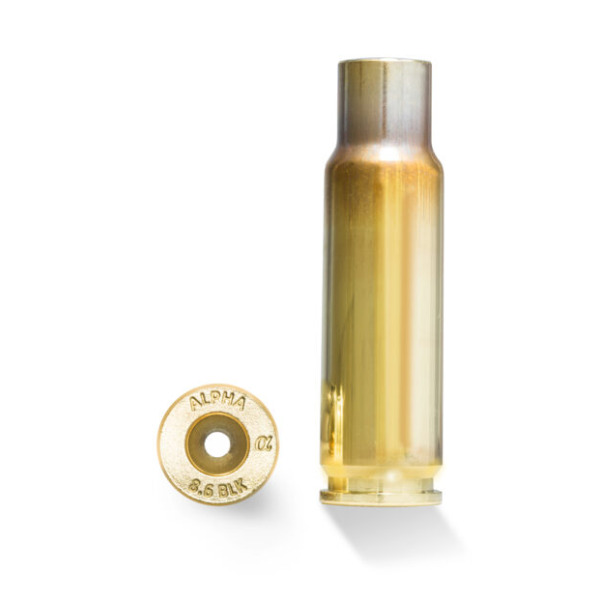 ALPHA BRASS 8.6 BLACKOUT UNPRIMED 100/bx