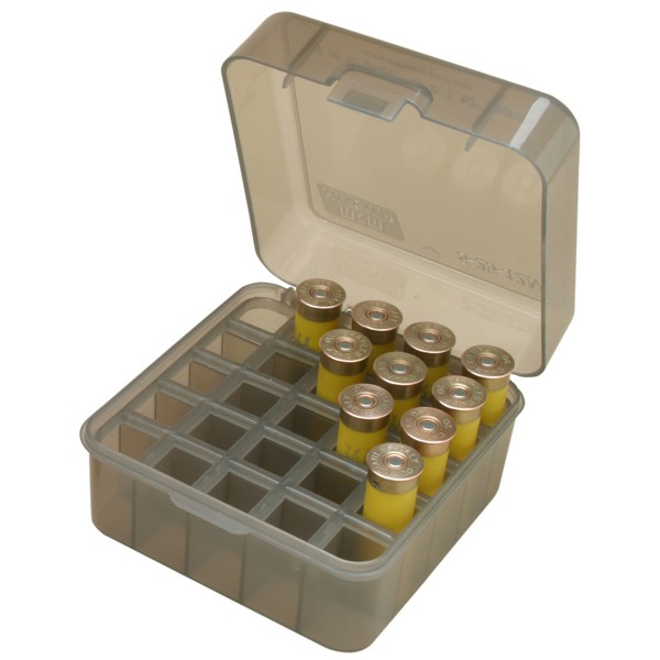 MTM SHOTGUN FLIP-TOP 25rd to 3"/12&20ga/SMOKE 12/CS
