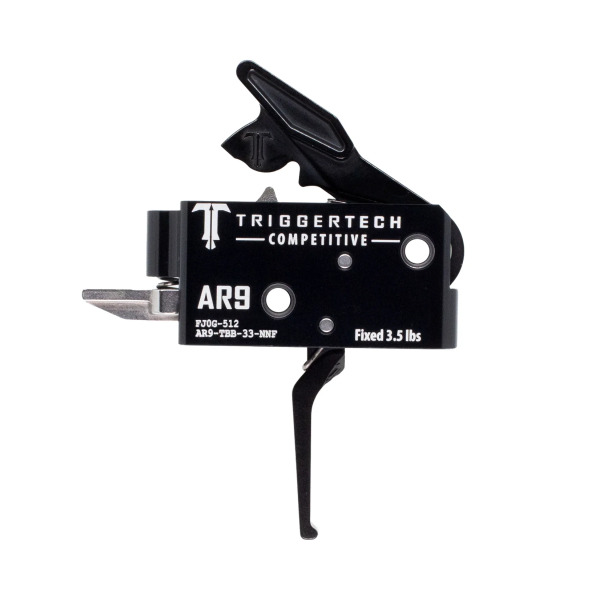 TRIGGERTECH AR9 2-STAGE COMP FLAT 3.5 lbs BK
