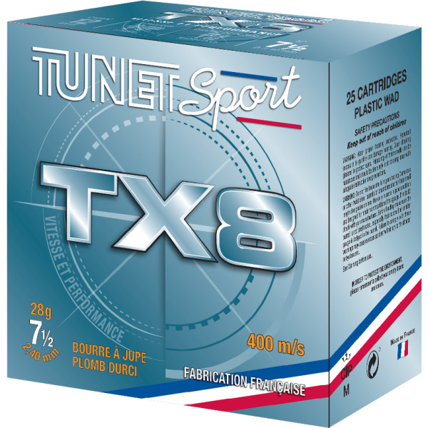 TUNET SPORT TX8 12g 2-3/4 1oz 1315fps #7.5 250/cs