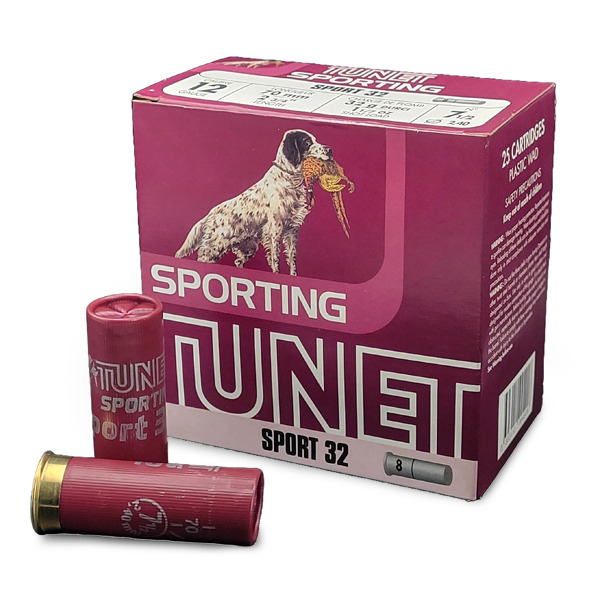 TUNET SPORTING 12ga 2-3/4 1-1/8oz 1280fps #7.5 250c