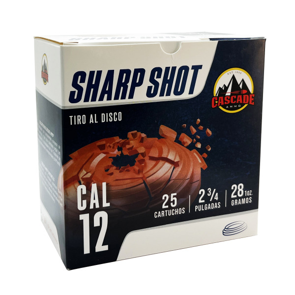 CASCADE SHARPSHOT 12g 1oz 2.75" 1200fps #7.5 250/cs
