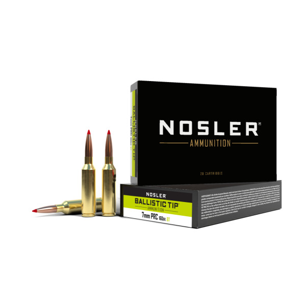 NOSLER AMMO 7MM PRC 160gr Ball-Tip 20/b 10/c